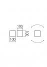 REDO GROUP - Аплик VARY 9520 AP LED 2X3W IP54 DG 3000K(nou) (1)