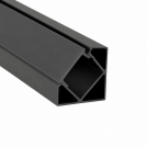 VITO - ALUMINIUM PROFILE PROFLEX-N4 SURFACE-MOUNTED angular 2М BLACK 9900261
