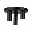PAULMANN - Плафон  79761  Neordic SKOGEN⚡E27⚡230V⚡max. 3x20W dimmable✴Черен метал