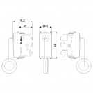 VIMAR - Бутон с корда бял PLANA 1P NO 10A cord-operated push white - 14052 (1)