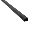 ELMARK - 2M 40x25 PLASTIC CABLE TRUNKING BLACK CT2 - 5624025BL