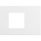 BTICINO - HW4819AW Cover plate Axolute Air 2 modules - opaque white - painteable
