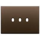 VIMAR - Plate 3Mx3 Vintage brushed dark bronze - 22673.3.12