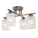 ELMARK - LEXI  4XE27 ANTIQIE BRASS 955LEXI4/AB