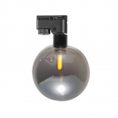 ULTRALUX - Rail mounting body, glass, two-wire, G9, 220-240V AC, IP20, black RPT1B
