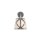ELMARK - ELIZABETH WALL1xE27 NICKEL 955ELIZABETH1WL/NI