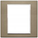 VIMAR - 21668.05 - Plate 8(4+4)M aluminium dark bronze