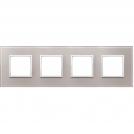VIMAR - 21669.73 - Plate 8M (2+2+2+2) 71mm pearl grey