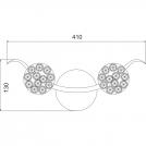 ACA LIGHTING - wall luminaire AD20120032B 2XG9 (1)