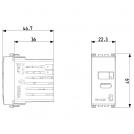 VIMAR - 19292.AC.M - A+C-USB supply unit 12W2,4A5V 1M Metal (1)