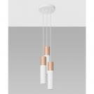 SOLLUX - pendant lamp PABLO 3P white SL.1013 (1)
