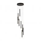 SEARCHLIGHT - Пендел WANDS 4868-8BK LED 40W 2700K