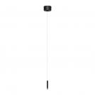 NOVA LUCE - Intermediate suspension for Lina linear profiles Ø6, H:220 cm.  9540160  B-Intermediate support hanging / IP20 ✴ Black 