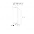 POLARIS LIGHTING - LED Аплик влагозащитен FLAT 38/60/121 2x2W 240lm 3000K 2x5° IP65 Черен 6209NB (3)