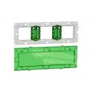 SCHNEIDER ELECTRIC - NU7006C NEW UNICA МОНТАЖНА РАМКА С ПРОТЕКТОР 6-8M МЕТАЛНА СПЛАВ ZAMAK