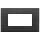 VIMAR - 22654.13 - Plate 4M metal brushed black