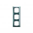 ABB - 2CKA001725A1523 Рамка тройнаABB Basic55 Синя