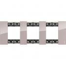 BTICINO - KA4802M3DM 2+2+2  modules Living Now cover plate - aura