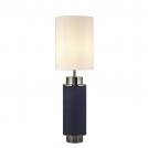 SEARCHLIGHT - Table Lamp dark blue, black nickle FLASK EU59041BK 60W E27