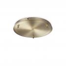 IDEAL LUX - ceiling cup 285610 ROSONE STANDARD 3 LUCI OTTONE BRUNITO