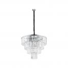 NOWODVORSKI - Полилей 7615 CRISTAL SILVER L ZWIS • Ф71см • 12 х 25 W E14 • IP20