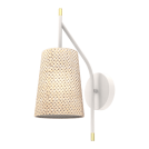ELMARK - THERA WALL LAMP 1XE14 WHITE/CHROME - 955THERA1W/WH