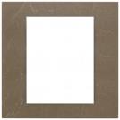VIMAR - 22668.52 - Plate 8M marbl.stoneware Coffee brown