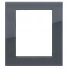 VIMAR - 19668.61 - Classic plate 8M Reflex smoke grey
