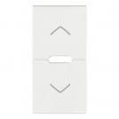 VIMAR - 19755.2.B - 2 half buttons 1M arrows symbol white