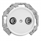 THPG - Antenna outlet cable TV+R Ø 7,0 cm Duroplast white 100727