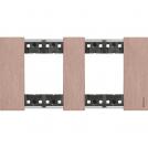 BTICINO - KA4802M2ZM 2+2 modules Living Now cover plate - copper
