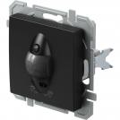 TEM - PIR motion sensor, 110°, range 8m @ h=1.2m, ≤ 80W, requires neutral color Black Logiq EQ32BKXO (1)