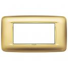 VIMAR - 20684.G21 - Round plate 4M Galvan.satin gold