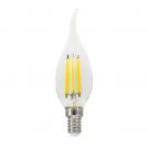 ACA LIGHTING - LED крушка пламък FILAMENT E14 6W 2700K 760lm FLAM6WWTIP