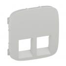 LEGRAND - 7 554 25 Cover plate Valena Allure - double RJ 45/RJ 11 socket - white