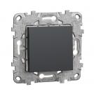 SCHNEIDER ELECTRIC - NU528254 New Unica - Two-way switch IP44 10A screwless 2modules antracite 