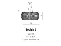 AZZARDO - Пендел Sophia 3 5024-3P / AZ0520 (2)