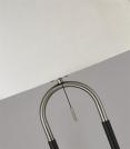 SEARCHLIGHT - Floor Lamp satin silver, black JAZZ EU41432SS Е27 60W (1)