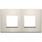 VIMAR - 21643.04 - Plate 4M (2+2) 71mm neutral bronze