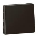 LEGRAND - 2-way switch Mosaic - 10 AX - 250 V~ - 2 module - black 79111