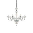 IDEAL LUX - pendant luminaire BRIGITTA SP8 TRASPARENTE 199382