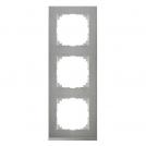 SCHNEIDER ELECTRIC - декоративна рамка тройна M-PURE стомана MTN4030-3646
