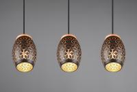 TRIO - BIDAR – R31573080 excl. 3x E27 · max. 28W Black-gold (4)
