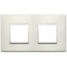 VIMAR - 21643.08 - Plate 4M (2+2) 71mm titanium