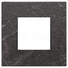 VIMAR - 22642.53 - Plate 2M marbl.stoneware black Marquina