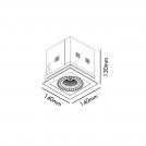 FARO - downlight MINI-COLIN-1 033009201 LED 24W, 3000K, 1850LM, IP23 (1)