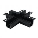 ULTRALUX - Cross connector for recessed mounting deep rails black LMST30KK