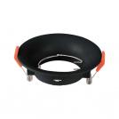V-TAC - GU10 Fitting Round Black PC  SKU: 6633