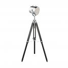 SEARCHLIGHT - EU3013 Studio Stage Lamp Adjustable - Floor Lamp - Chrome Shade/black Base