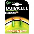 DURACELL - Battery ААA rechargable 750mAh 2pcs per package  DURAAAR750